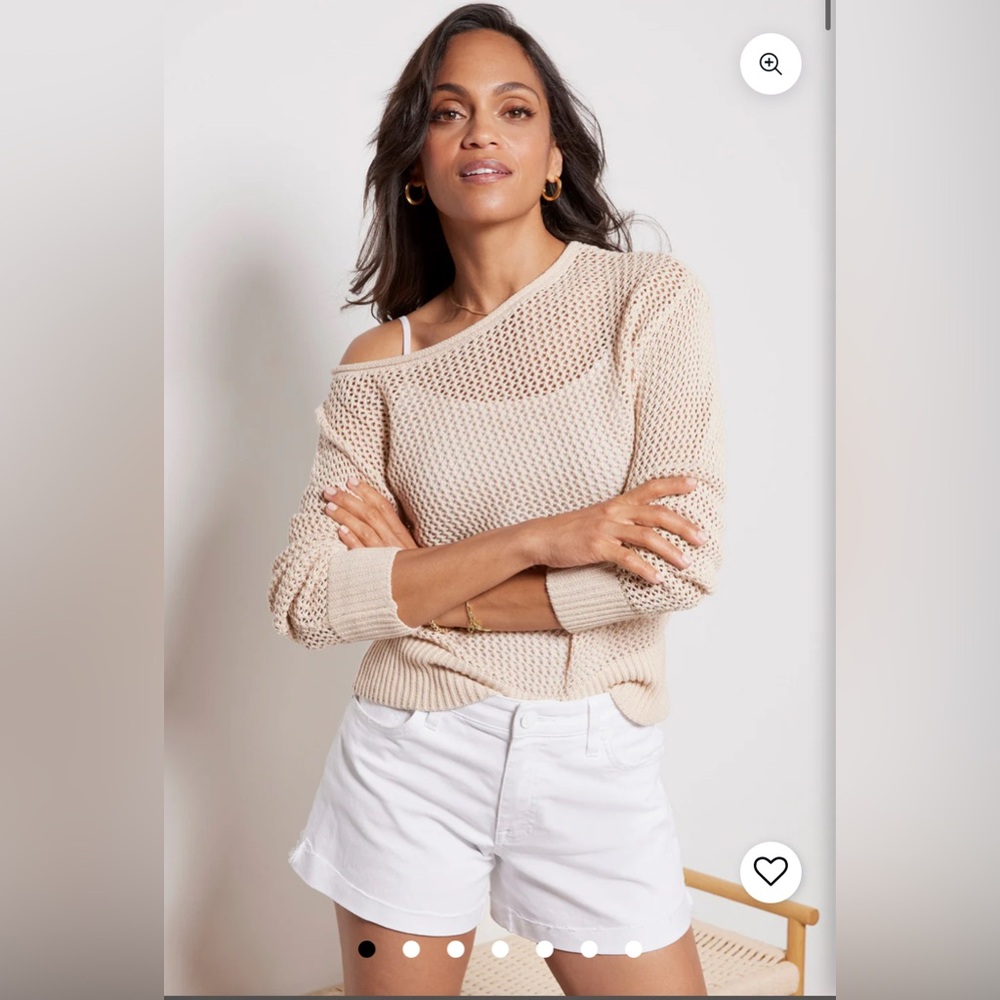 Sanctuary Open Knit Sweater in Toasted Marshmallow